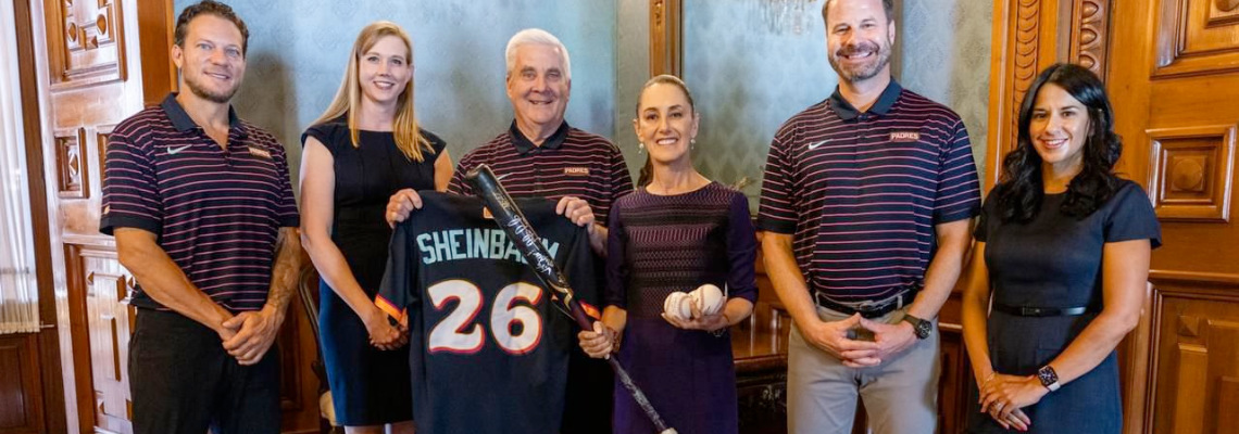 Hay que macanear: Sheinbaum impulsa el beisbol en México