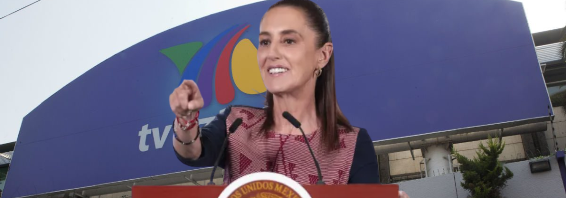 “No vean TV Azteca”: Sheinbaum escala choque con Salinas Pliego