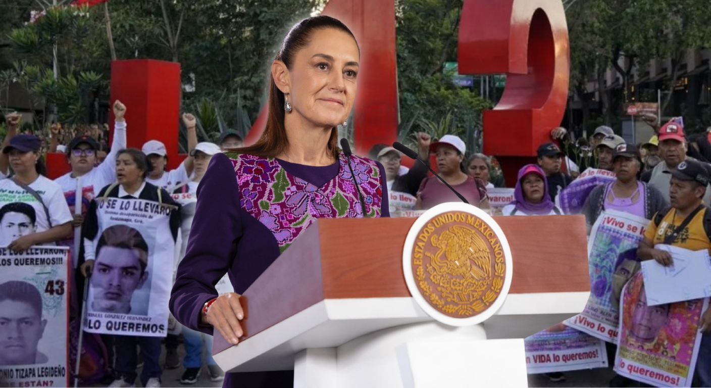 Sheinbaum retoma diálogo con padres de Ayotzinapa