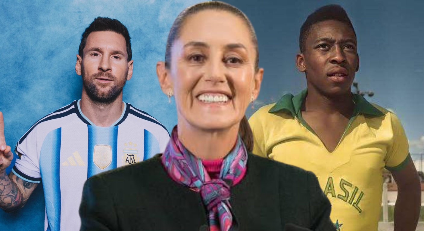 ¿Messi o Pelé? El debate llegó hasta la mañanera