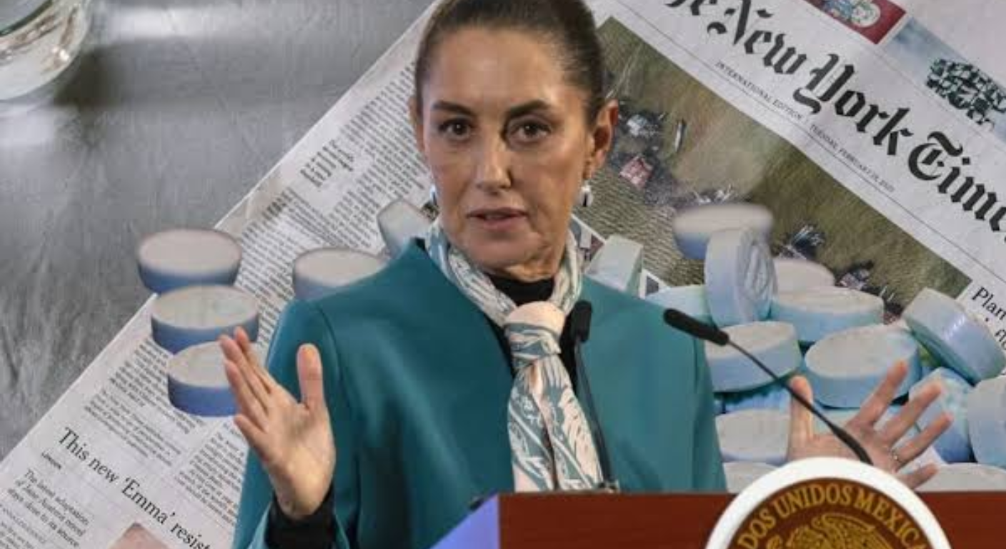 Sheinbaum cuestiona reportaje del New York Times