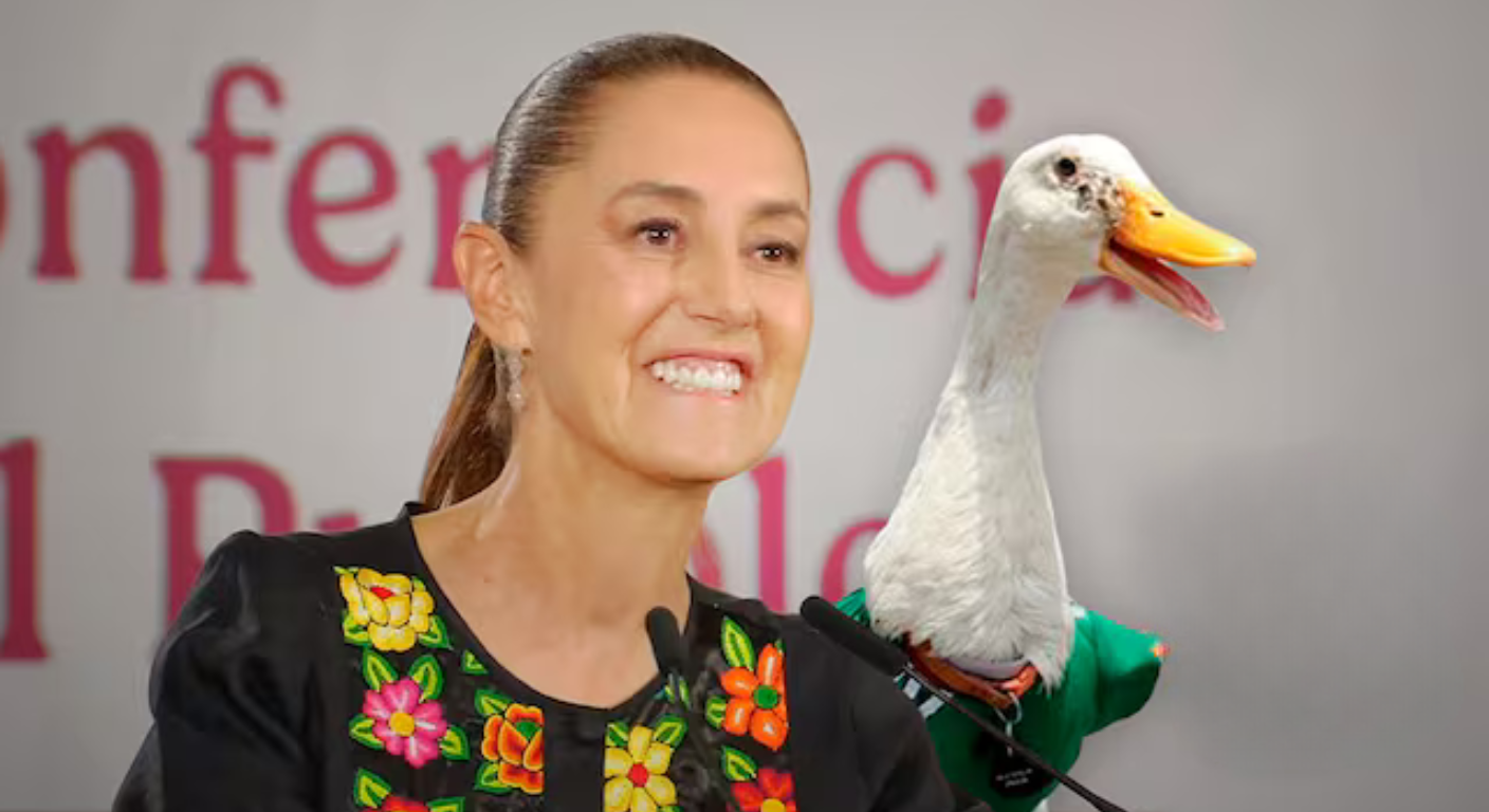 “Es un símbolo de nuestra cultura”: Sheinbaum invita al Pato Merlín a la mañanera