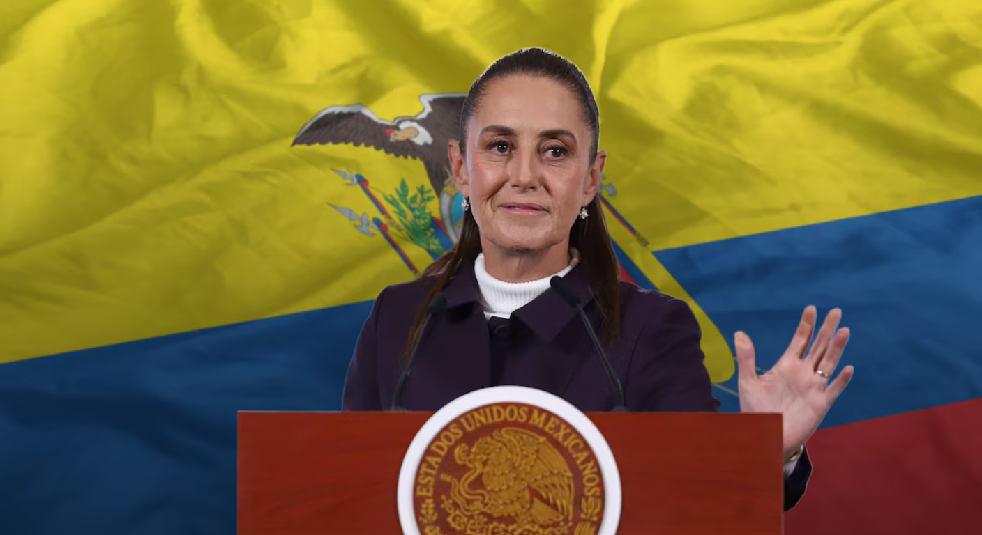 Sheinbaum descarta reanudar relaciones con Ecuador