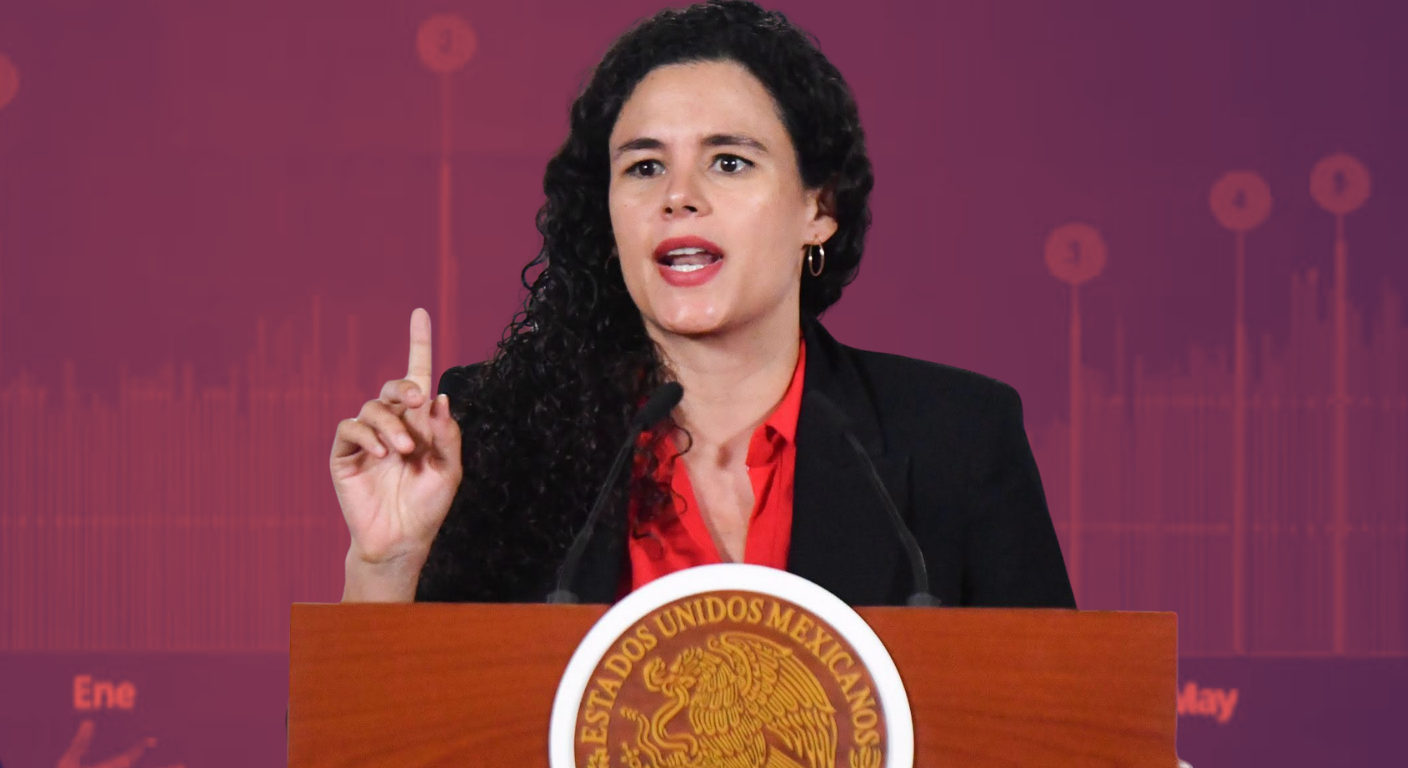 Luisa María Alcalde exhibe presunta red digital contra la 4T