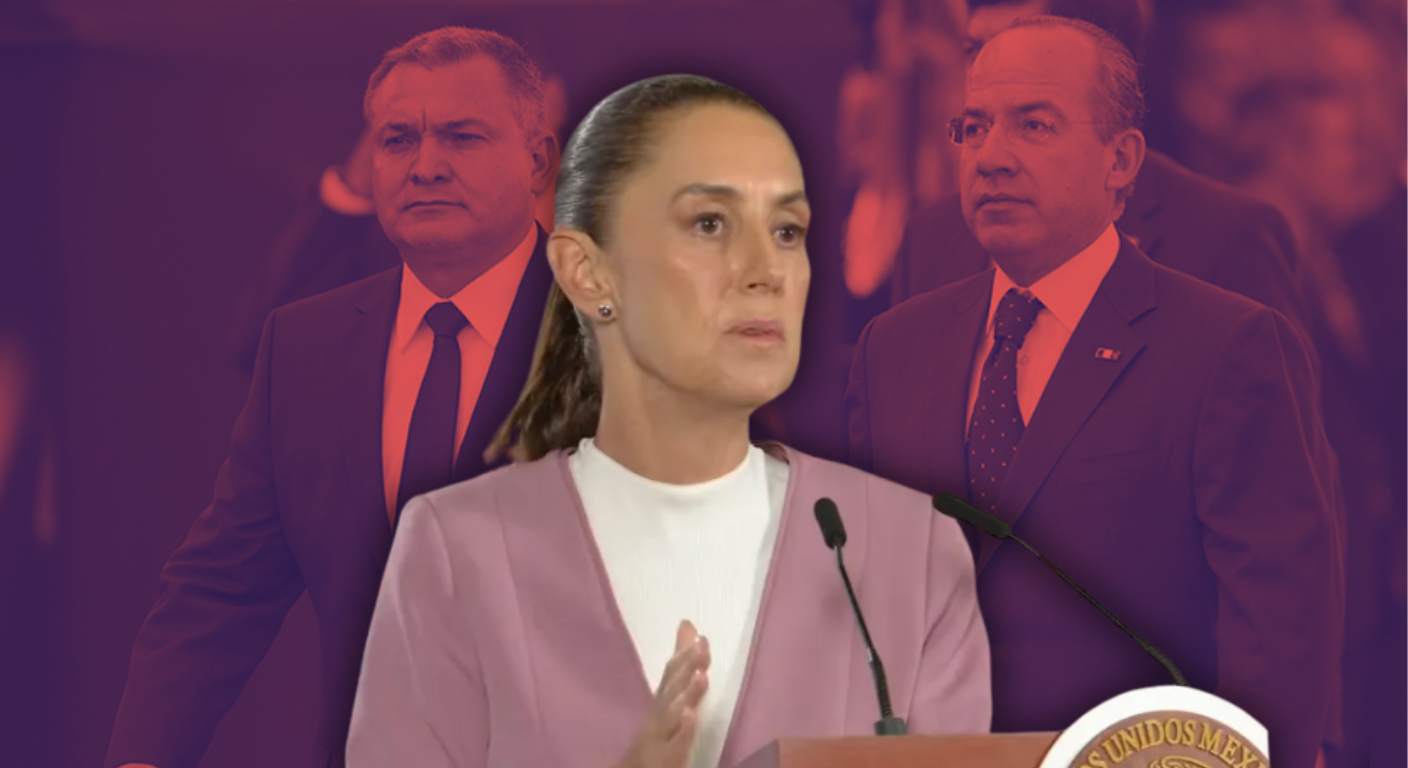 Calderón no ha sido vinculado con delitos de García Luna, informa Sheinbaum