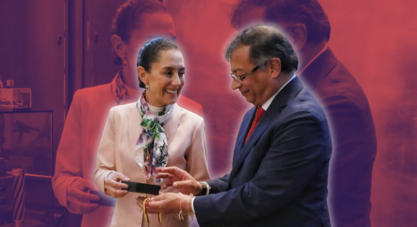 Sheinbaum invita a Gustavo Petro a vivir en México